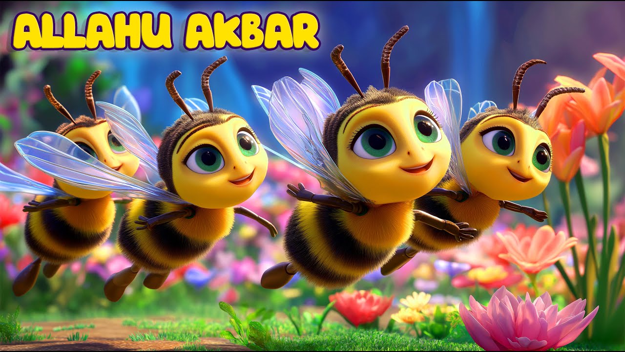 Learn About Allah with This Fun Song! 🐘🐦 Allahu Akbar for Kids