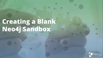Creating a Blank Neo4j Sandbox
