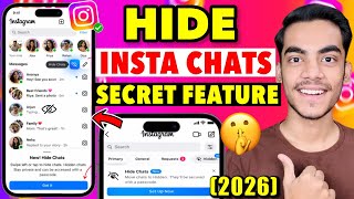 How To Hide Instagram Chats | Instagram Chat Hide Kaise Kare 2026| Instagram Message Hide Kaise Kare