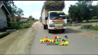 Mantap truck elep oleng parah