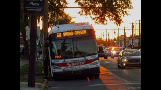 SEPTA 2022 New Flyer XDE40 #3589 on Route 68, Serving PNC Eastwick Operations Center!