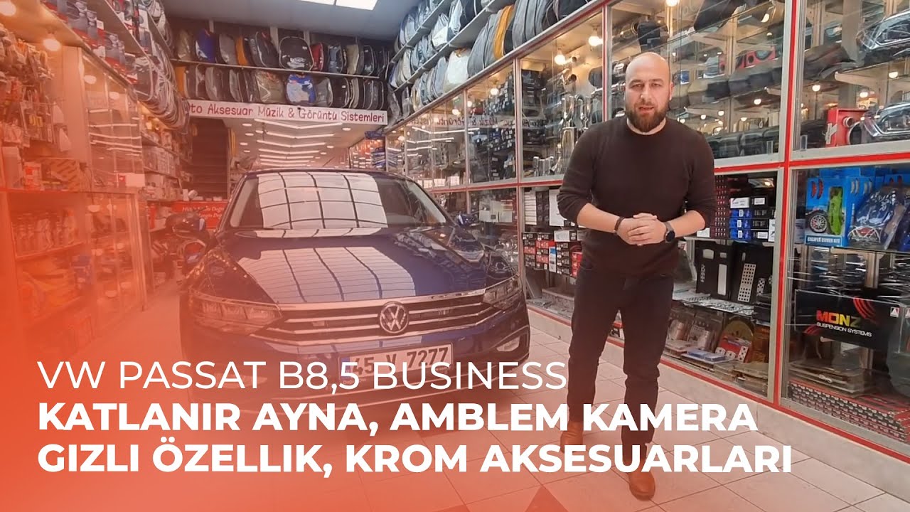 VW Passat B8,5 Business // Katlanır Ayna, Amblem Kamera, Gizli Özellik, Krom Aksesuarları