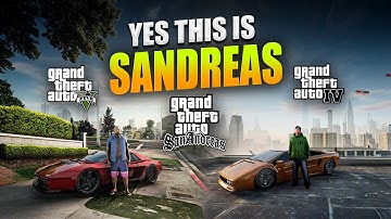 I Combined GTA 4 & GTA 5 Maps Into One Giant World in San Andreas! 🤯 #gtasanandreas