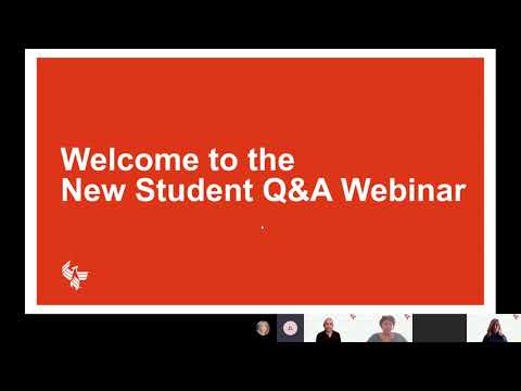 New Student Q&A Webinar - New Student Q&A Webinar