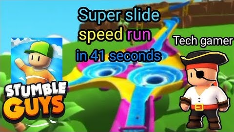 Super slide map speedrun in 41 seconds