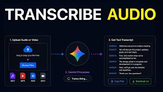 How To Use Google Gemini To Automatically Transcribe Audio Or Video To Text Transcripts (2026)
