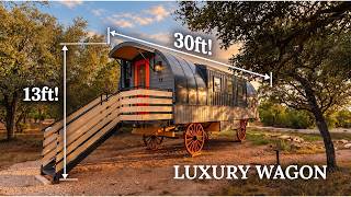 Inside Luxury 250sqft Wagon Tiny House!