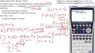 15c Errors & Power - 3 - Binomial [Proportion] testing examples