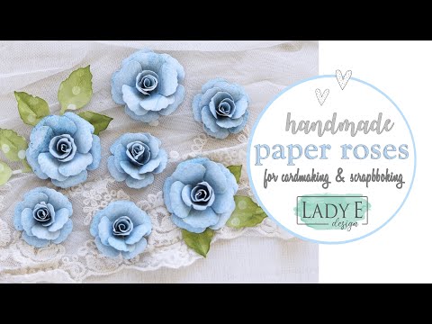 Video: How To Make Flowers For Scrapbooking
