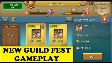 Lords Mobile - GAMEPLAY SHOWCASE OF THE NEW GUILD FEST - Is this a rare W from IGG??