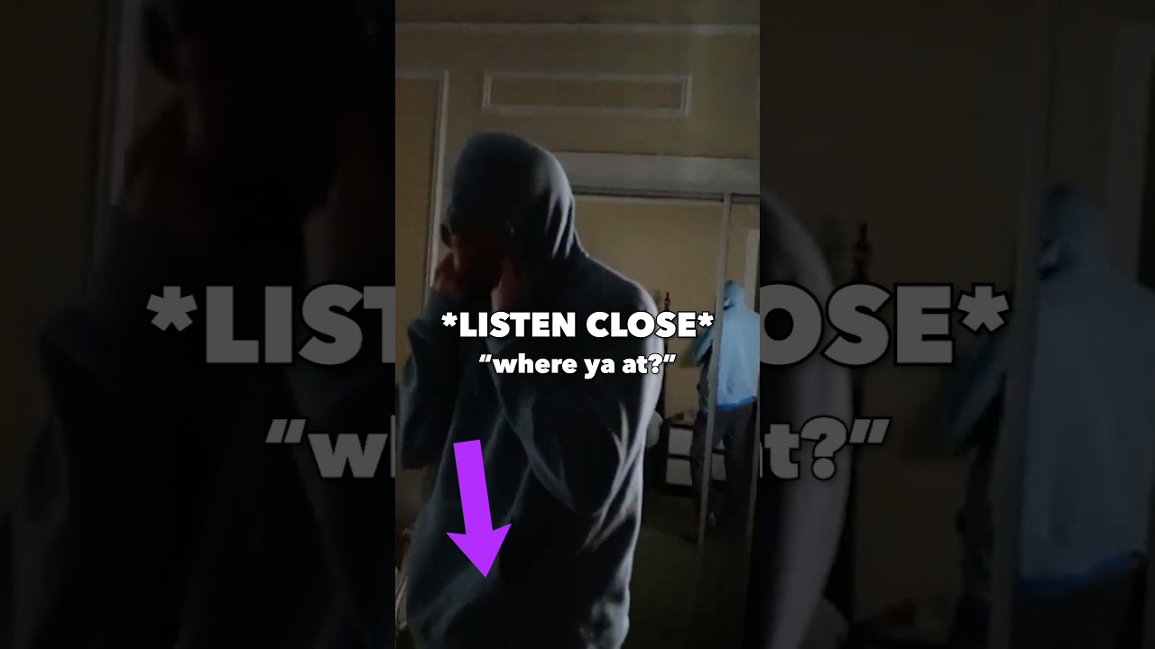 Spirit voice caught on camera microphone... 👻