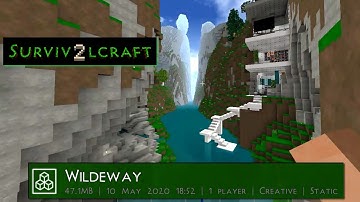 Survivalcraft 2 map review - Creative map Wildeway