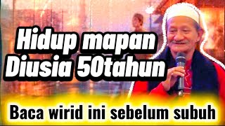 Kh. Agoes ali masyhuri (gus ali) - hidup mapan di usia 50 tahun!!