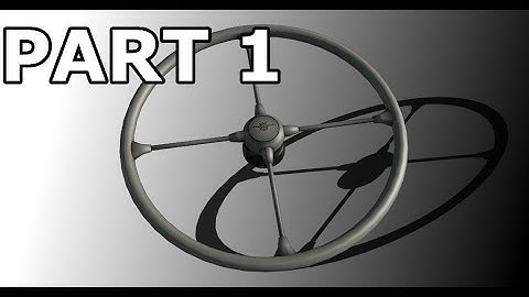 [Blender] DAF Custom Interior Project Part 1: 4-Spoke Wheel