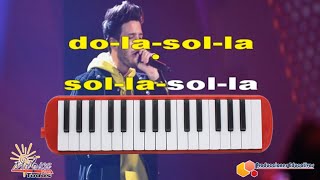 Video thumbnail of "Devuélveme el Corazón►MELÓDICA con notas►Sebastián Yatra // Aprende Piano"