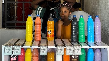 🆕 Game🚨 THE MOST INTERESTING , FUNNY & VERY ENTERTAINING FAMILY BOTTLE COLOR MATCHING CHALLENGE EVER