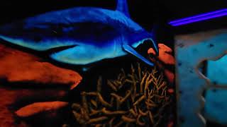 Neptune Blacklight Indoor Mini Golf walk through. North Myrtle Beach South Carolina 2024
