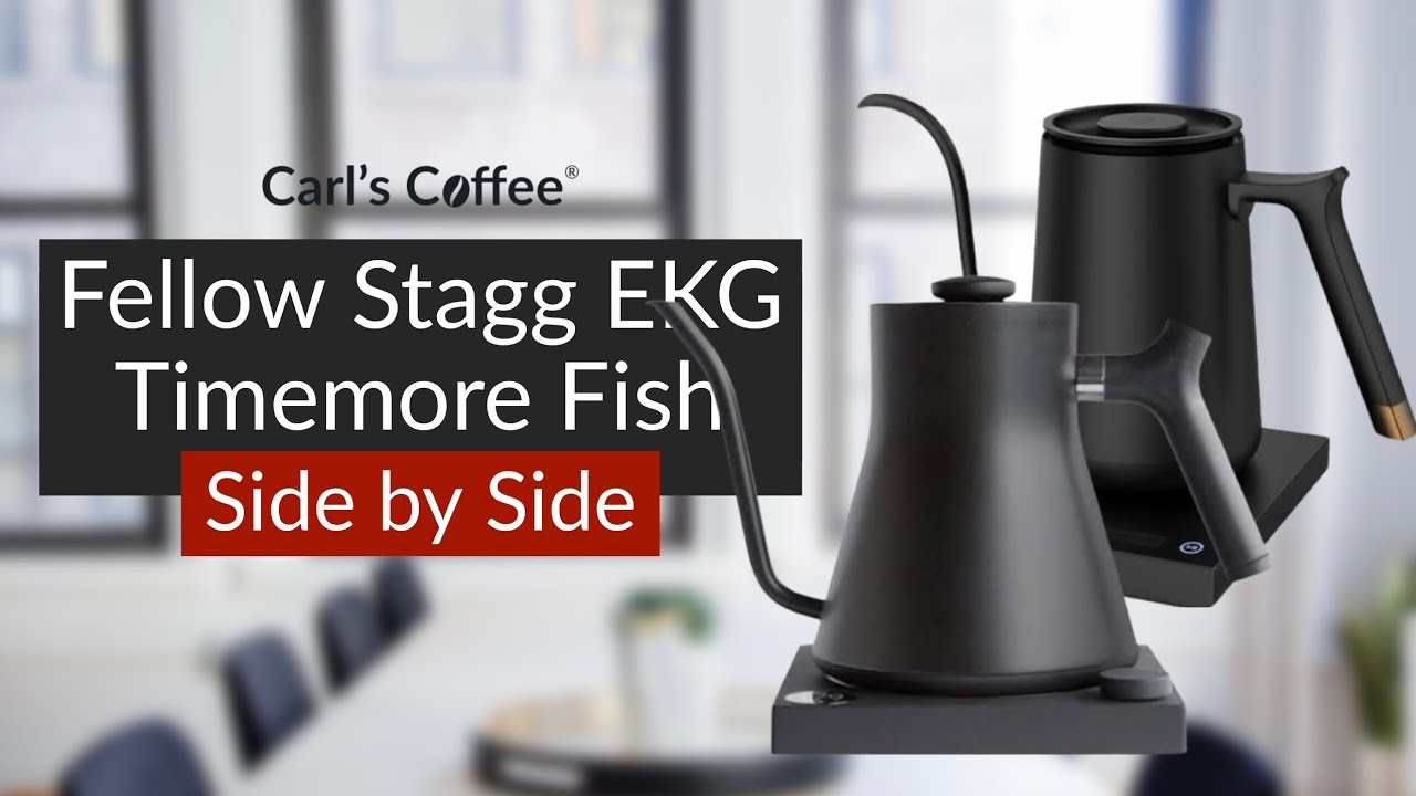 Fellow Stagg EKG vs Timemore Fish - Battle of the Most Popular Gooseneck  Kettles 