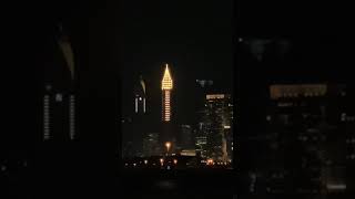 4K Dubai Night- Burj Khalifa - sheikh zayed Road views / Towers /Roads / July 2021/ Full-UHD