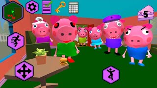 Piggy Neighbor Family Escape Obby House 3D Gameplay #2 New Update Levels 2020