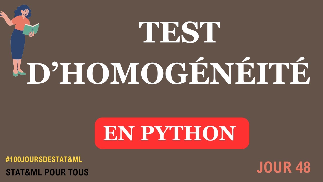 Test d'homogénéité en python: Comparer moyennes, Variances, et ...