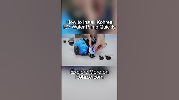 Step-by-Step Guide Install Kohree RV Water Pump#watersystem #waterpump #rvwaterpump #waterpumping