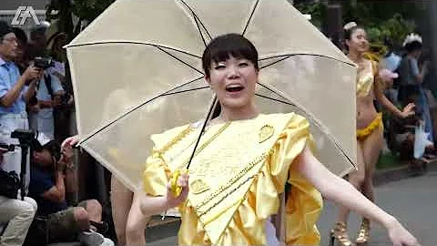 日本女子小学生サンバダンス