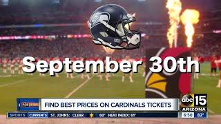 Find the best prices on arizona cardinals tickets