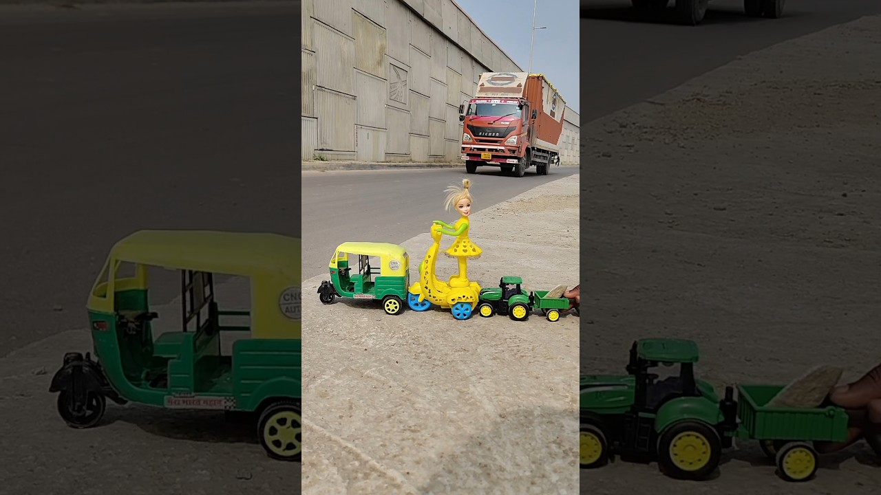 Ekta Rc tractor and 1 Ta Remote wala Auto Rickshaw Unboxing 😛
