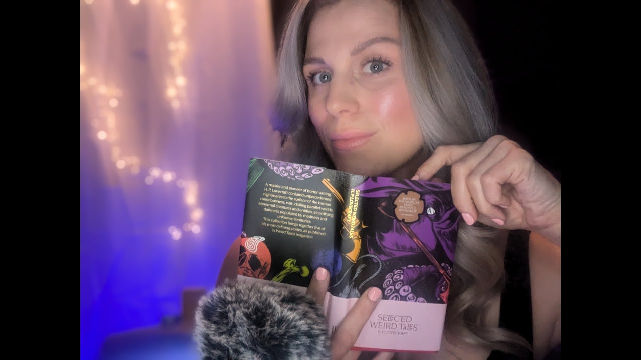 H.P. Lovecraft ASMR | "The Hound" Short Story 📚 Softspoken, Whispered, Book Tapping, Book sounds