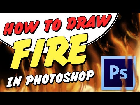 How to Draw fire in photoshop (step by step, flame by flame)