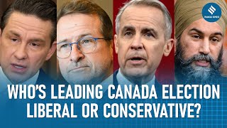 Canada Election 2025 Whos Leading The Polls Right Now? Mark Carney Or Pierre Poilievre?