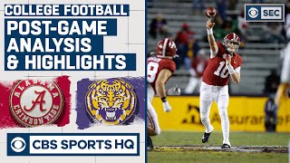 #1 Alabama vs LSU: Post Game Analysis \& Highlights | CBS Sports HQ