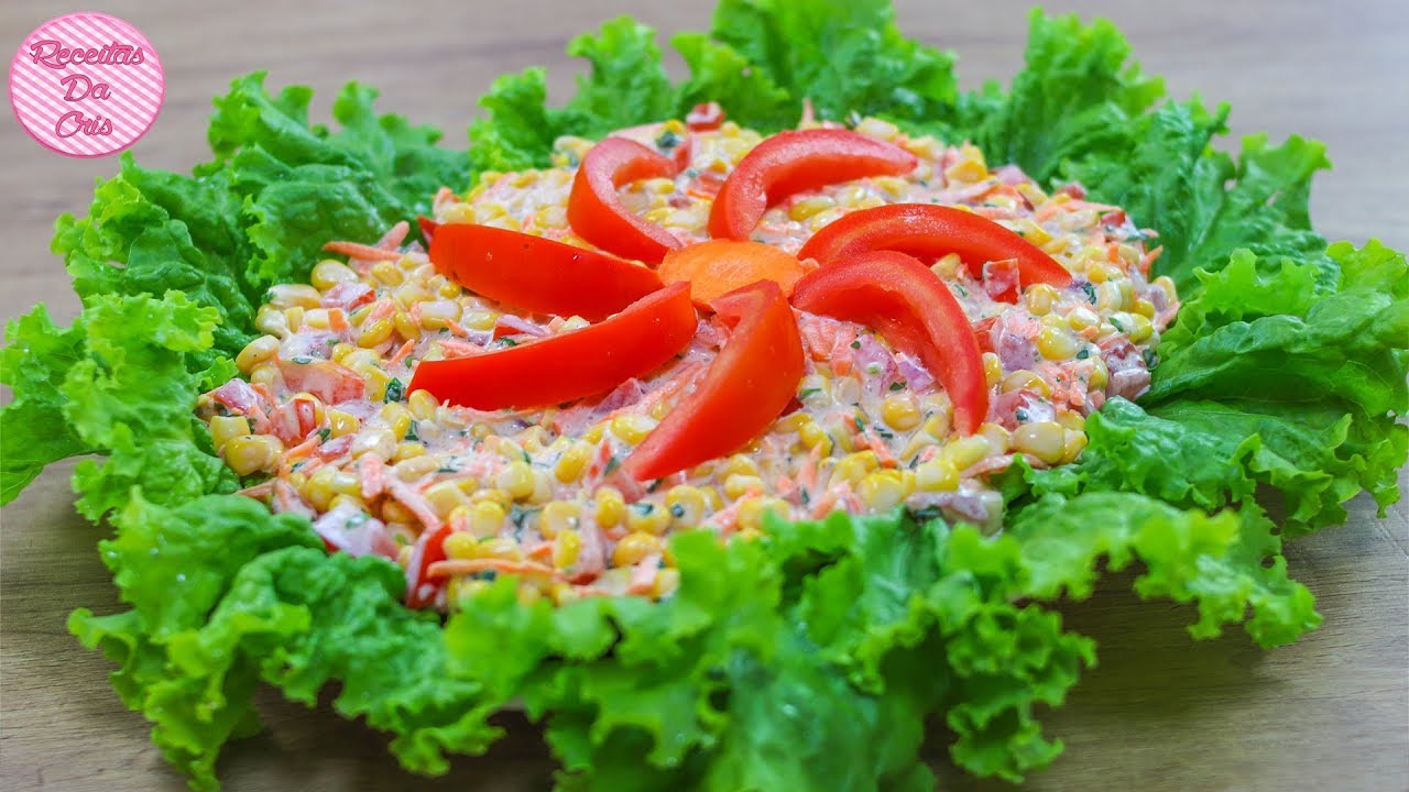 SALADA CREMOSA DE MILHO | RECEITAS DA CRIS