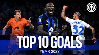 TOP 10 GOALS 2023 ⚽ | LAUTARO, THURAM, DIMARCO AND MORE 🖤💙