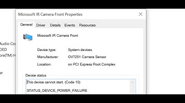 Fix Camera Error (Code 10) This Device Cannot Start STATUS DEVICE POWER FAILURE On Windows 10 & 11