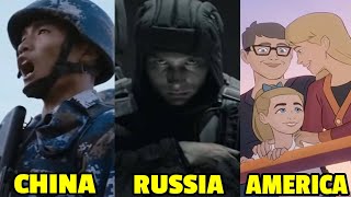 AMERICA IS SO SOFT! - ARMY RECRUITMENT ADS : CHINA vs RUSSIA vs AMERICA screenshot 3