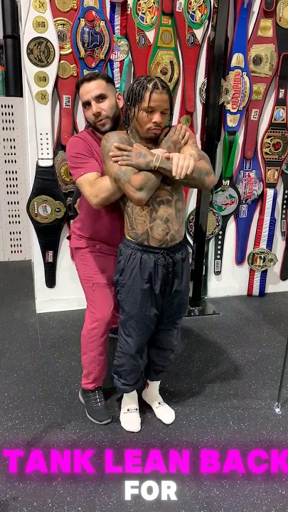 Tank Davis gets his back cracked?!