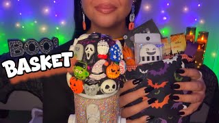 ASMR BOO Basket 👻 Spooky Unboxing with Tingly Sounds 👻 from @MissAlyssaJordan 🖤