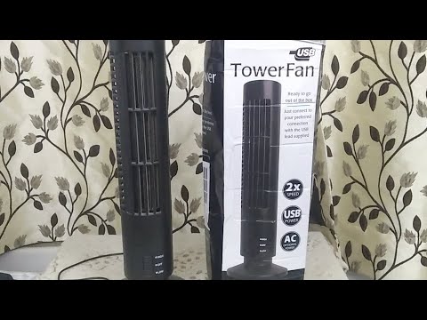 USB Tower Fan : Feature and Quick Review (Hindi) (Live