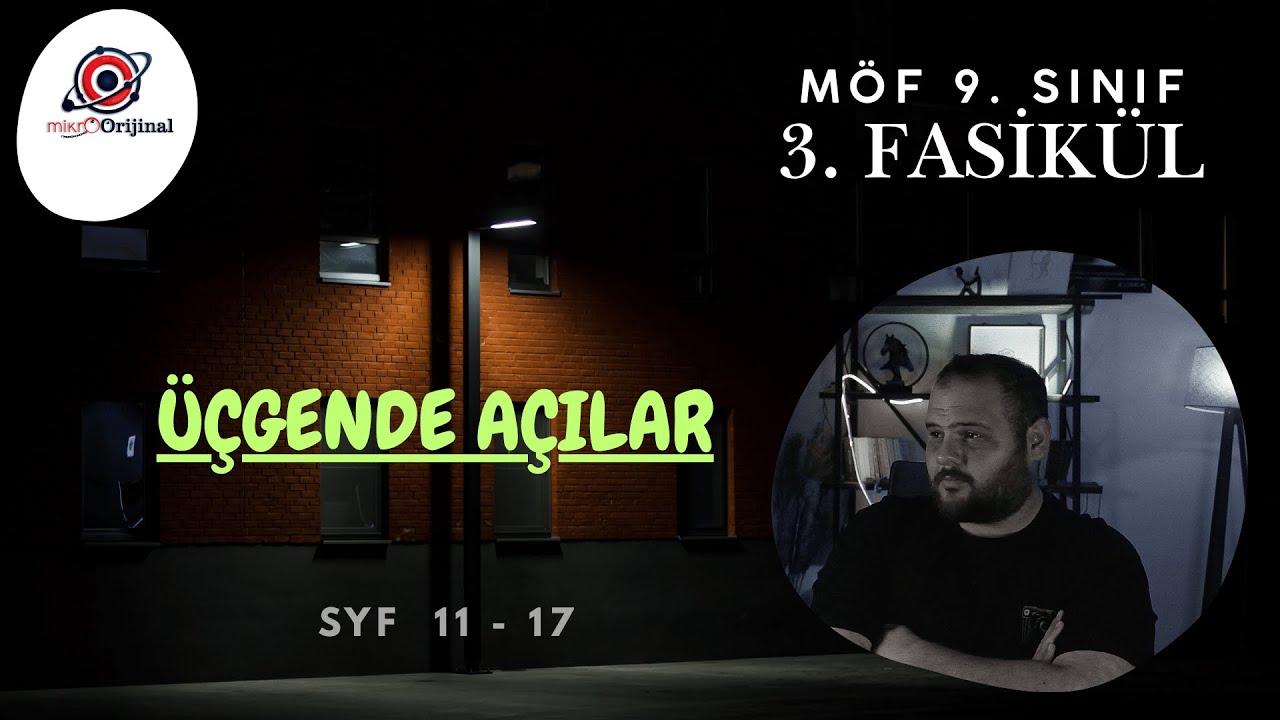 9. SINIF MÖF 3. FASİKÜL l ÜÇGENDE AÇILAR