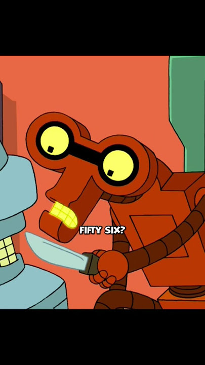 Bender meets a crazy robot🔥 #shorts #futurama