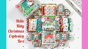 Hello Kitty Christmas Explosion Box (Flip Through)