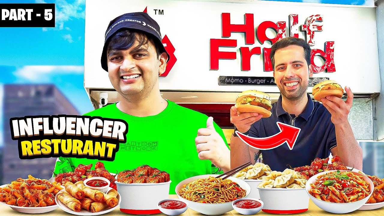 Trying HALF FRIED Influencer Restaurant  | Episode 5