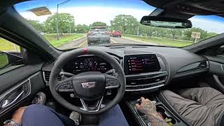 Match Highlights The 668HP Supercharged MONSTER – 2024 Cadillac CT5-V Blackwing DRIVING POV (ASMR)