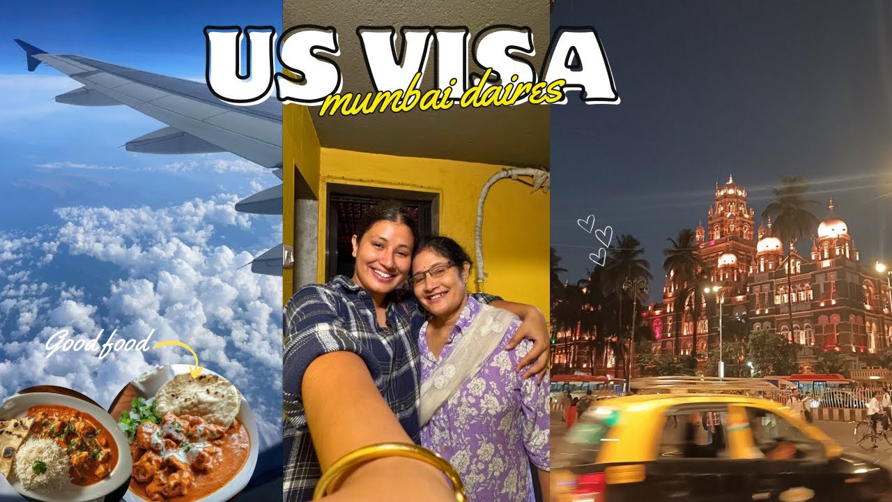 Finally got my US Visa  appointment 🇺🇸•CDC renewal😨•Exploring Mumbai•Ganesh Chaturthi•Merchant Navy 