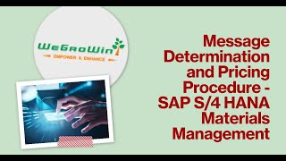 SAP MM | Configuration Part 5 – Output Message & Pricing Procedure Setup in S/4HANA | 02-48