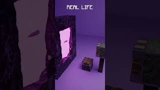 MINECRAFT vs REAL MUSIC DISC💿💿💿#blender3d #3dart #3danimation #minecraft