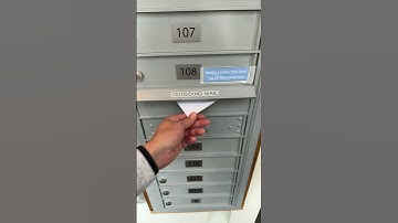 Outgoing mail slot