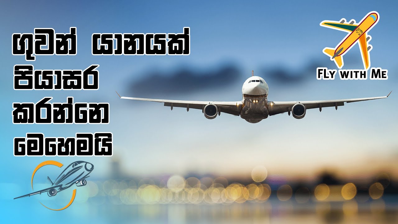 How Do Airplanes Fly ? ගුවන් යානා පියාසර කරන්නේ මෙහෙමයි